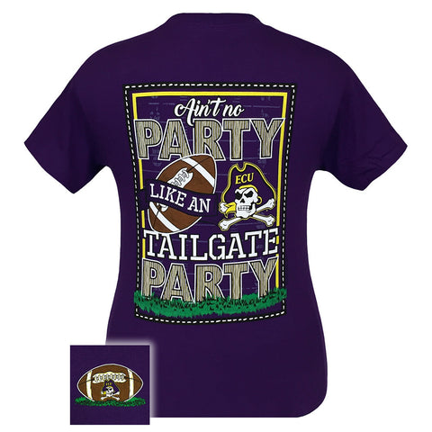 East Carolina Tailgate Purple Short Sleeve