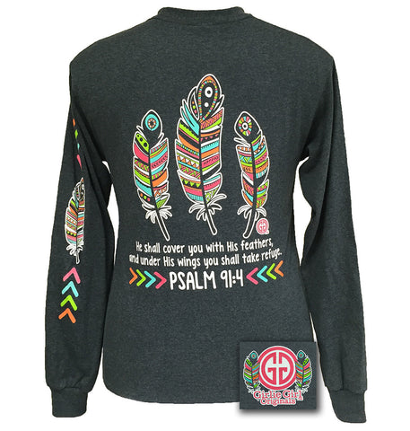 Feathers Dark Heather Longsleeve