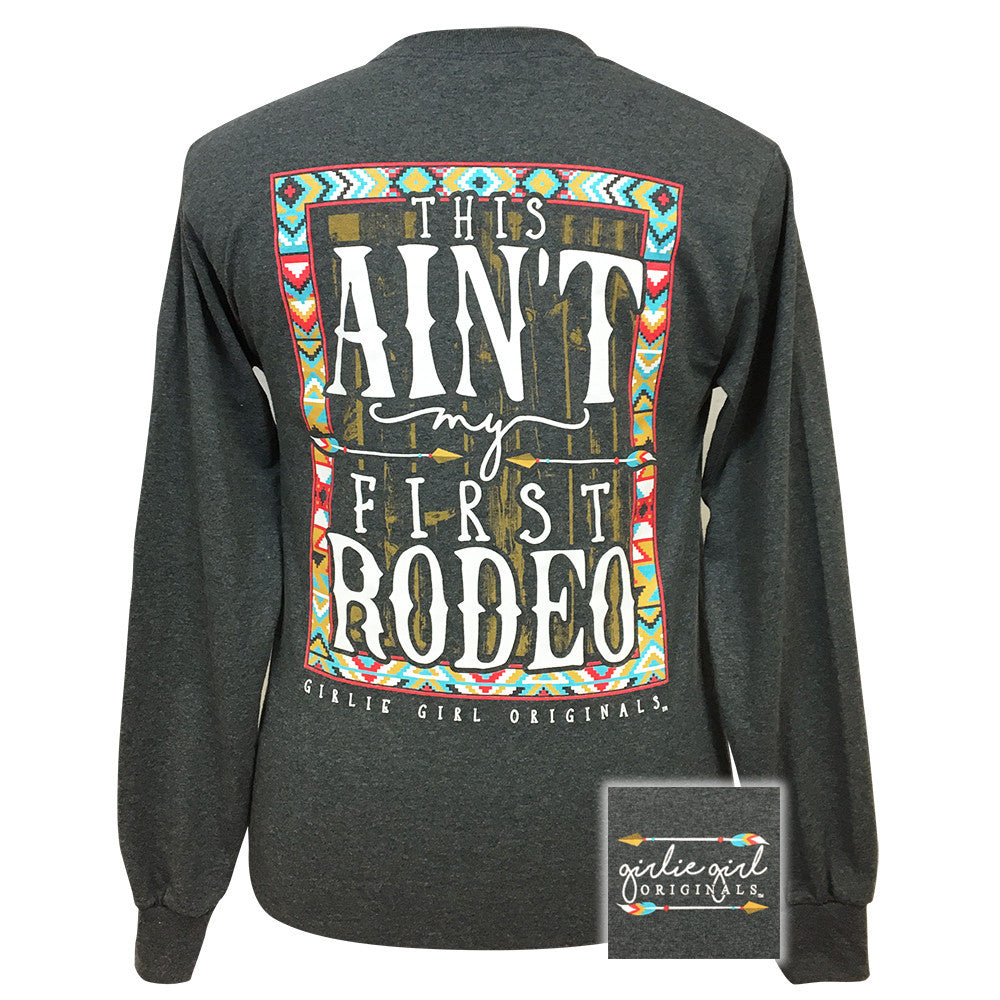 First Rodeo Dark Heather Long Sleeve