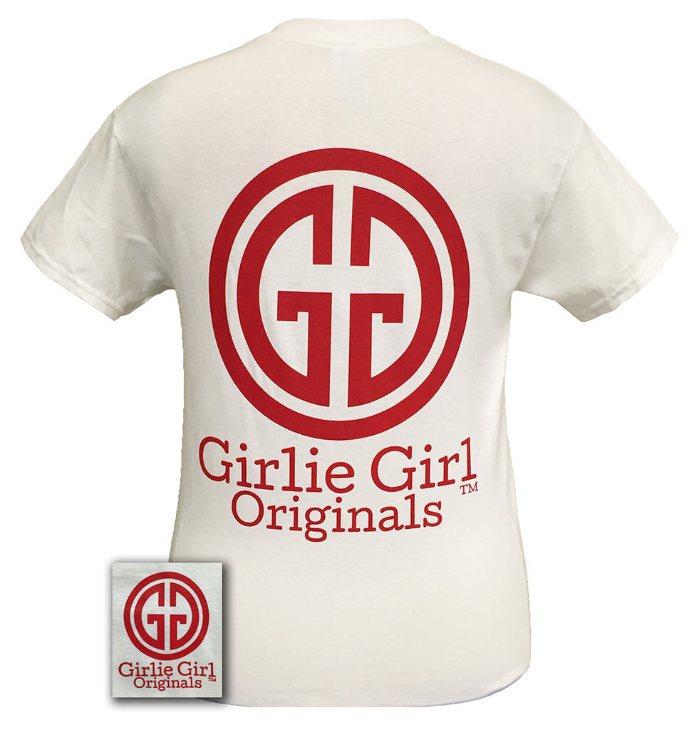 GGO Red Logo Tee White