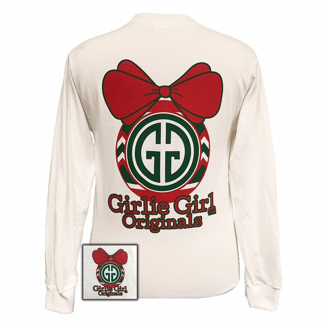 GGO - Logo Ornament - White Long Sleeve