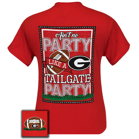 Georgia Tailgate Red Short Sleeve