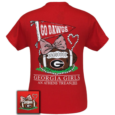 Georgia Treasure Red Short Sleeve