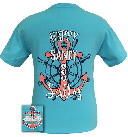 Happy Sandy Salty Lagoon Blue Comfort Color