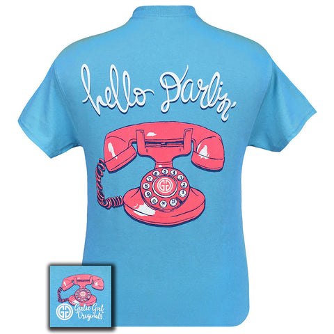 Hello Darlin Sky Blue Short Sleeve