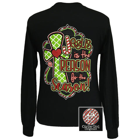 Jesus is the Reason for the Season #3 Black Long Sleeve