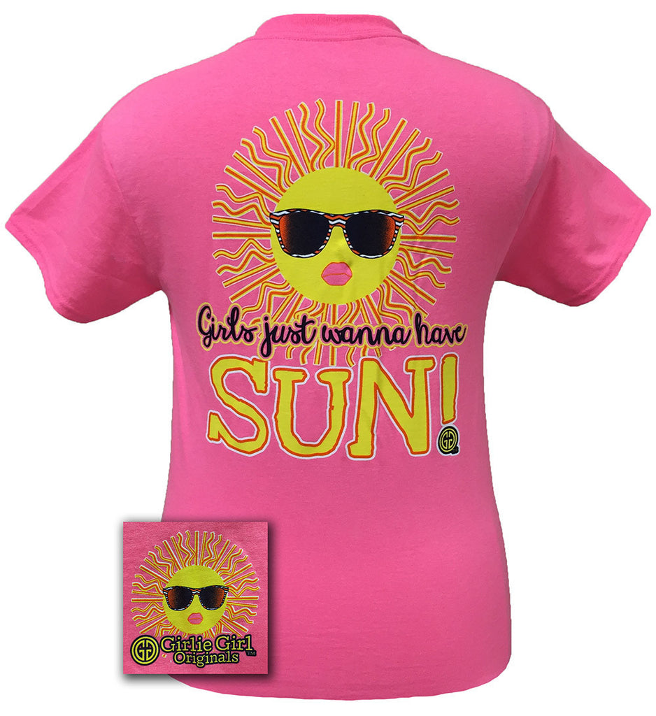 Girls Just Wanna Have Sun Safety Pink