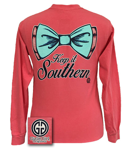 Keep It Southern Watermelon Comfort Color Long Sleeve
