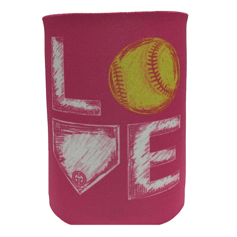 KZ Love Softball Koozie