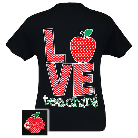 Love Teaching Black Short Sleeve