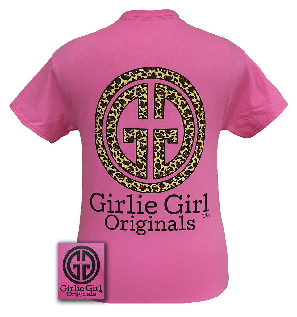 GGO Leopard Logo Tee Azalea