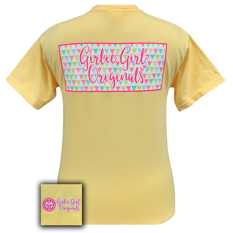 GGO Logo Pattern Comfort Color Butter Short Sleeve