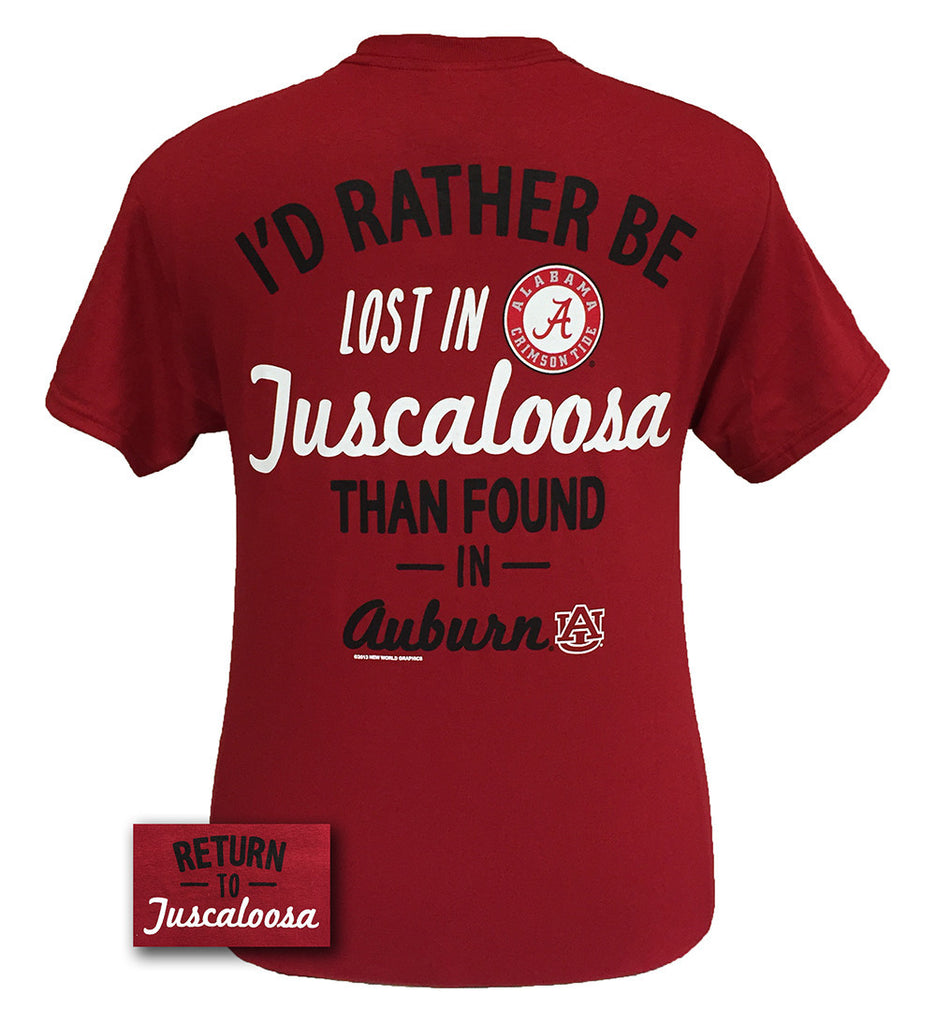 Lost in Tuscaloosa Cardinal Red