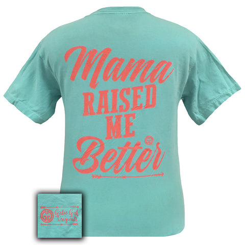 Mama Comfort Color Chalky Mint Short Sleeve