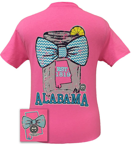 Mason Jar Alabama Safety Pink