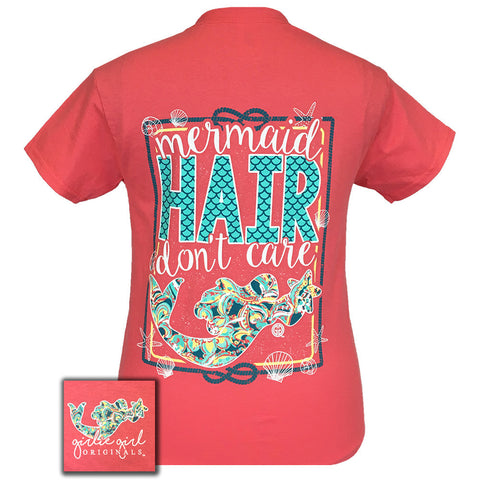 Mermaid Hair Coral Silk Short Sleeve