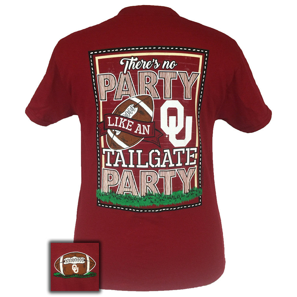 Oklahoma Tailgate Carinal Short Sleeve