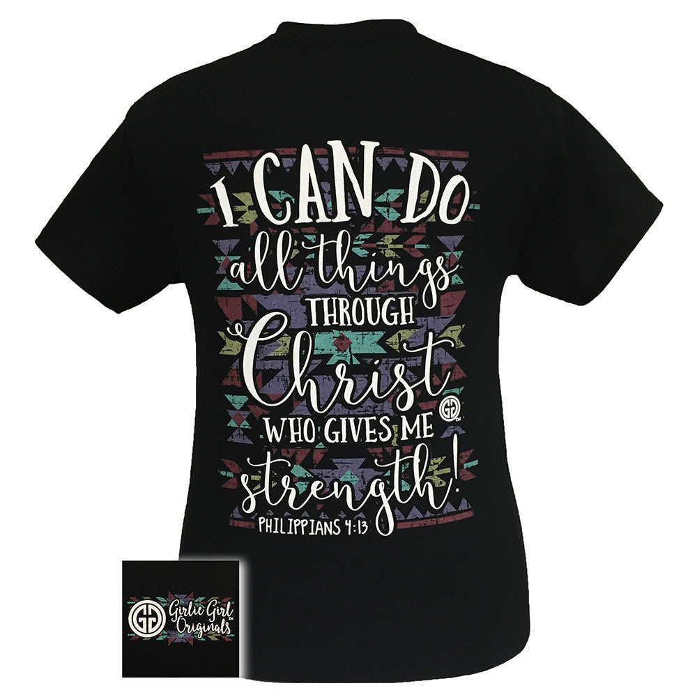 Phillipians 4:13 #3 Black Short Sleeve