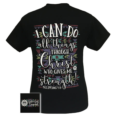 Phillipians 4:13 #3 Black Short Sleeve