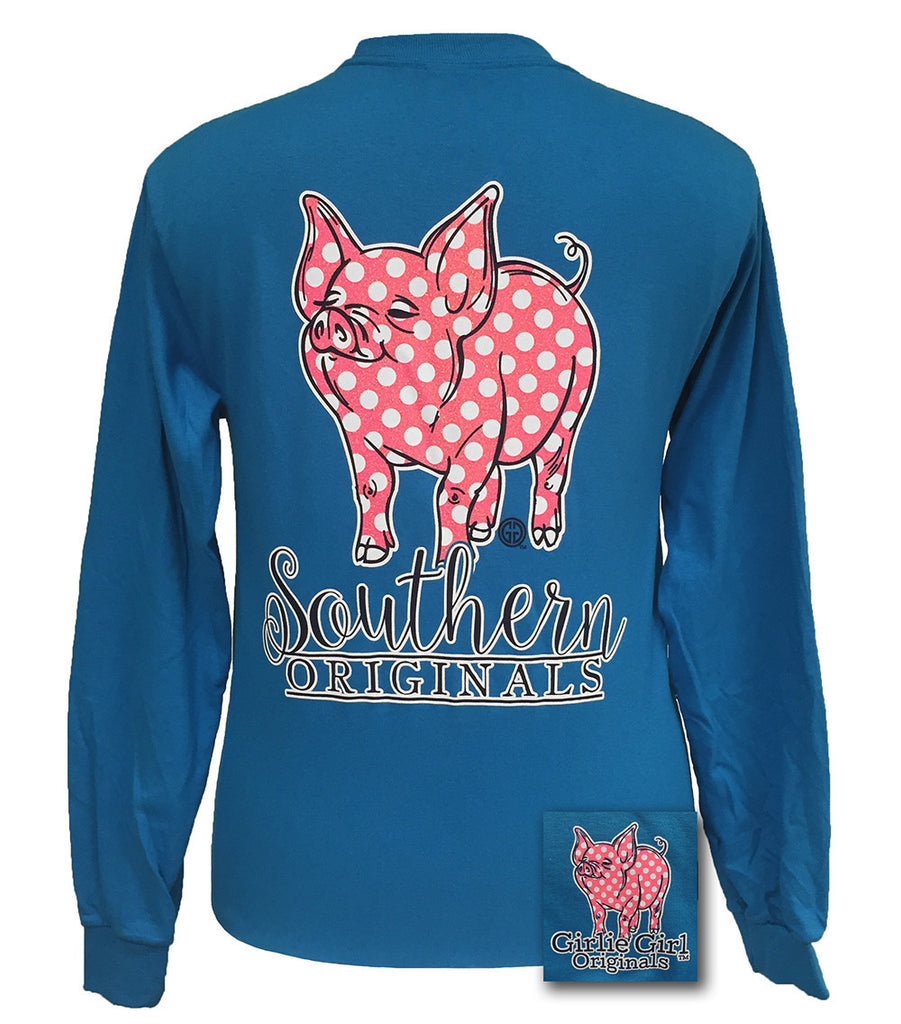 Polka Dot Pig Sapphire Long sleeve