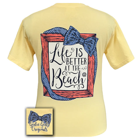 Preppy Beach Short Sleeve Comfort Color Butter