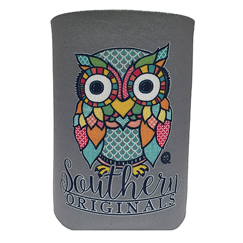 KZ Preppy Owl Koozie