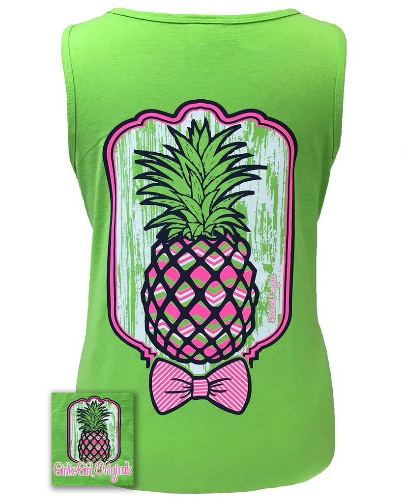 Preppy Pineapple Comfort Color Tank