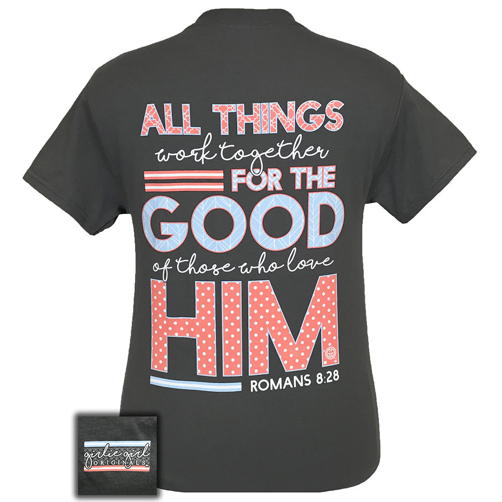 Romans 8:28-Charcoal Short Sleeve