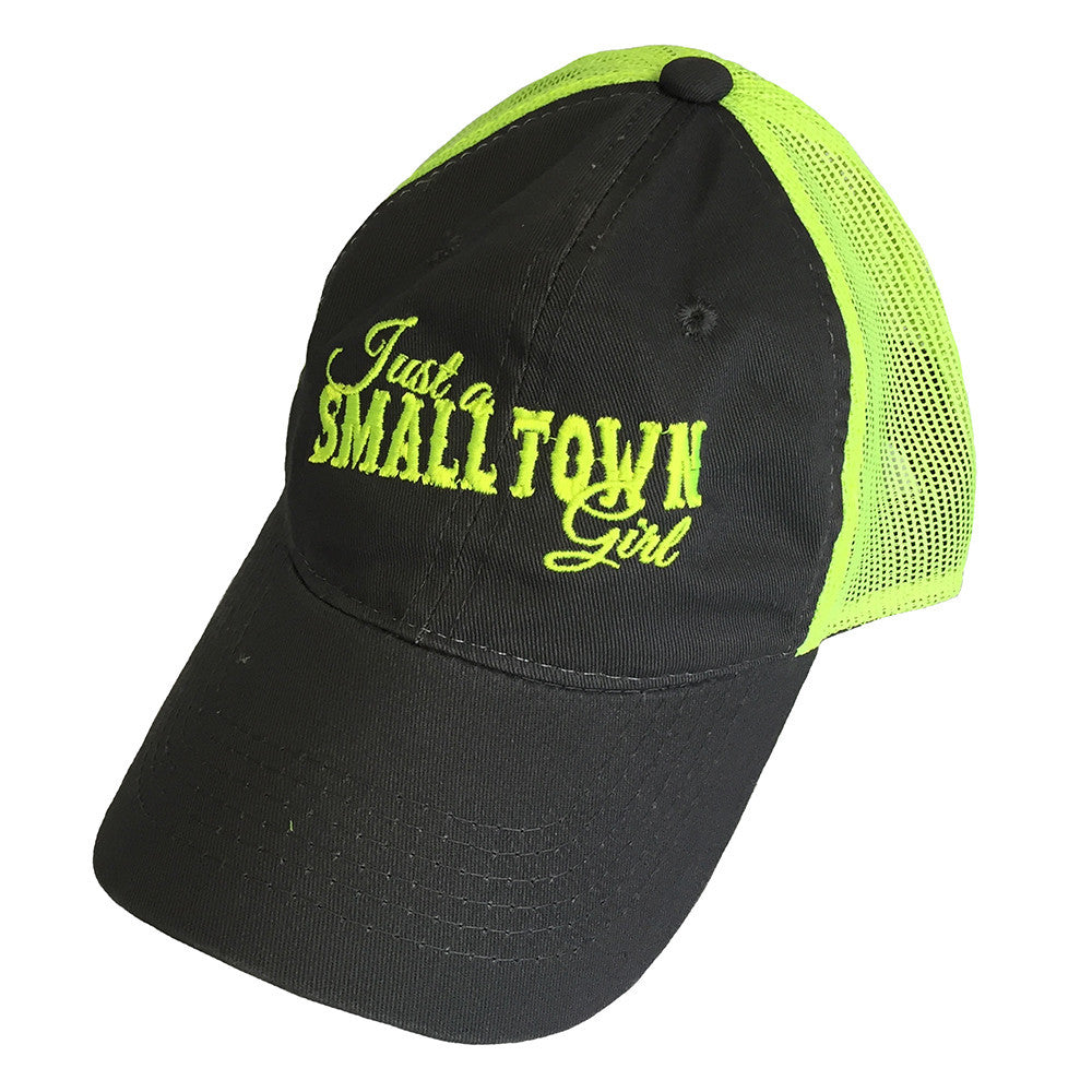 Cap-Small Town Girl Neon Yellow