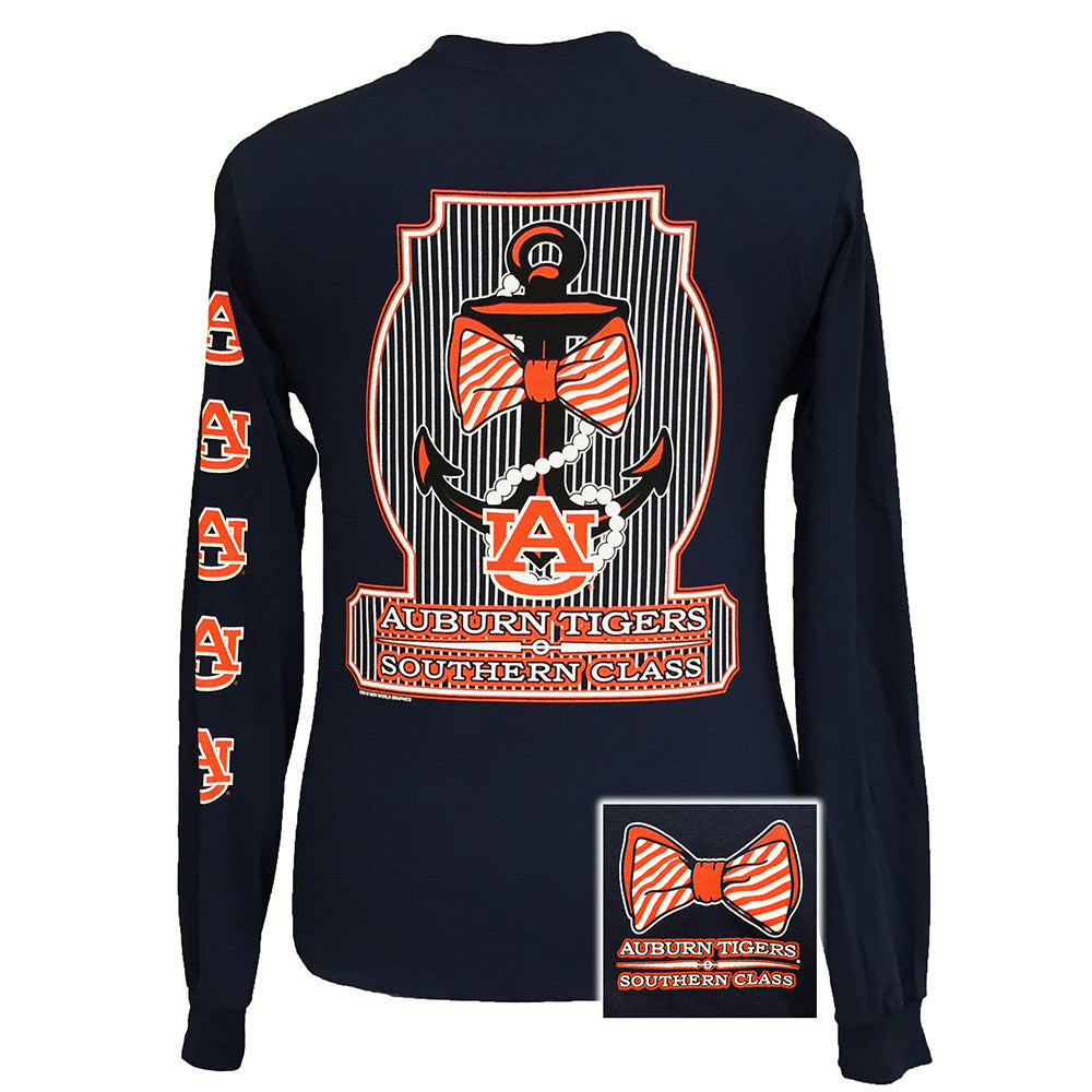 Auburn Southern Class - Navy long sleeve