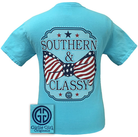 Southern and Classy Lagoon Blue Short Sleeve Comfort Color
