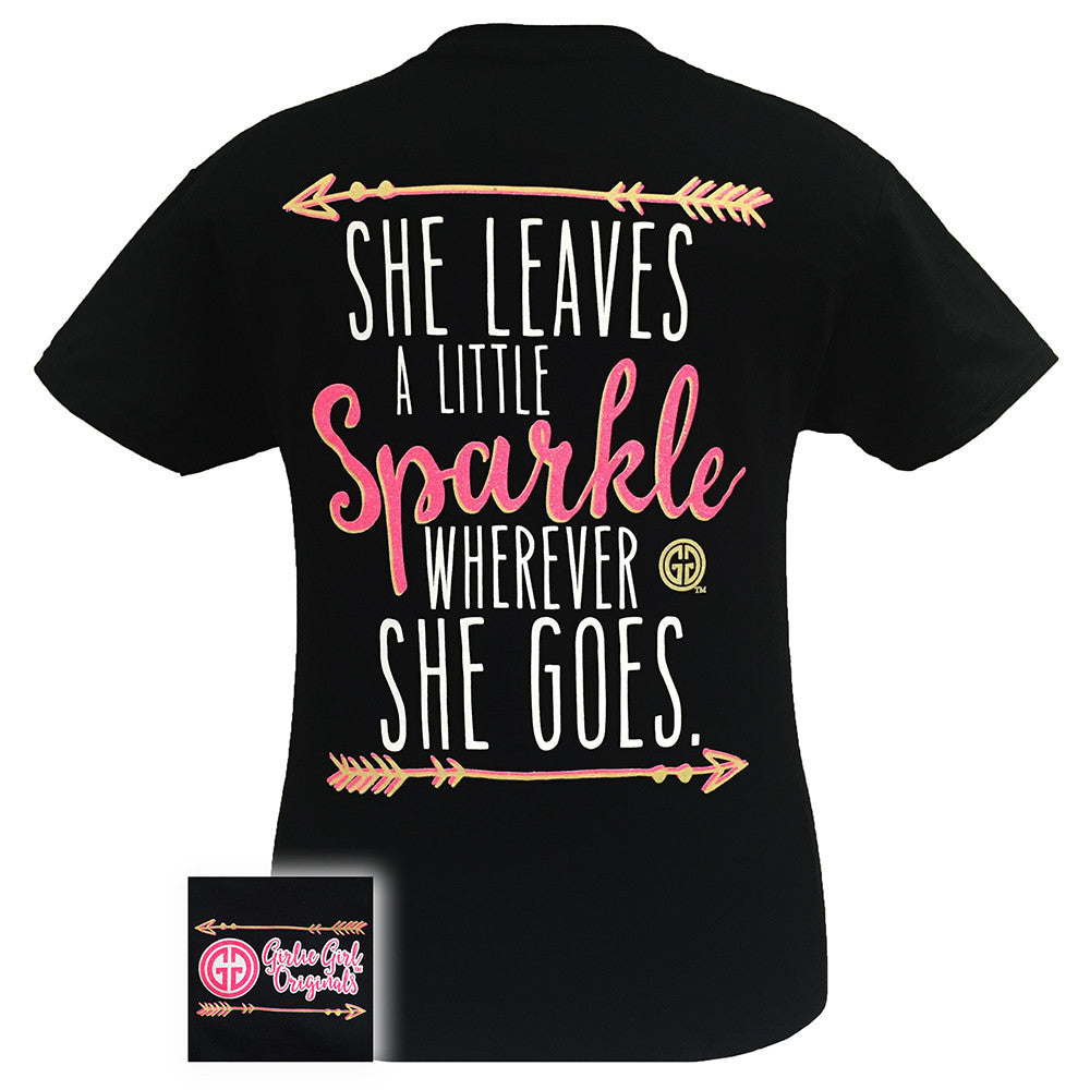 Sparkle Black Short Sleeve