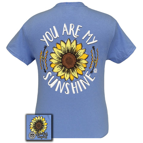 Sunshine Caroline Blue Short Sleeve