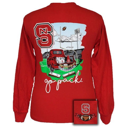 Tailgates and Touchdowns North Carolina Red Long Sleeve