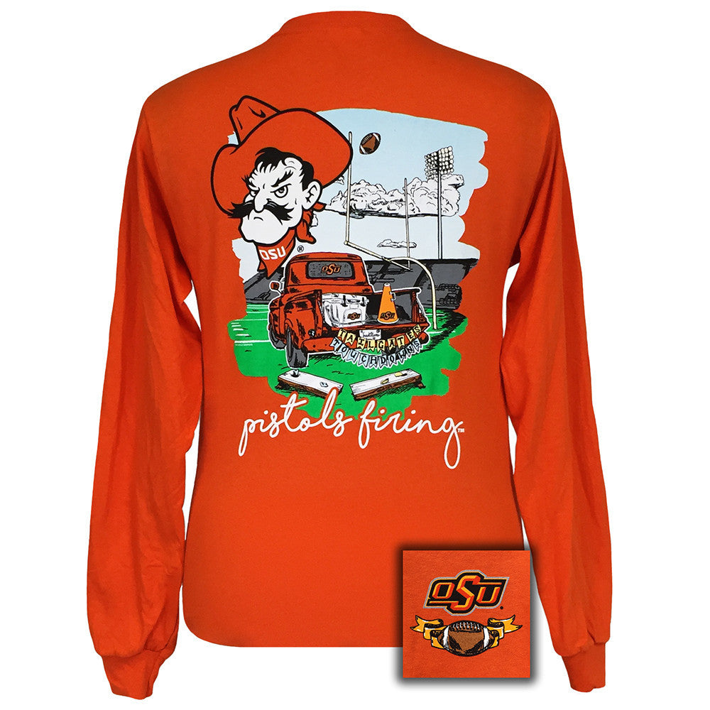 Tailgates and Touchdowns OSU Orange Long Sleeve