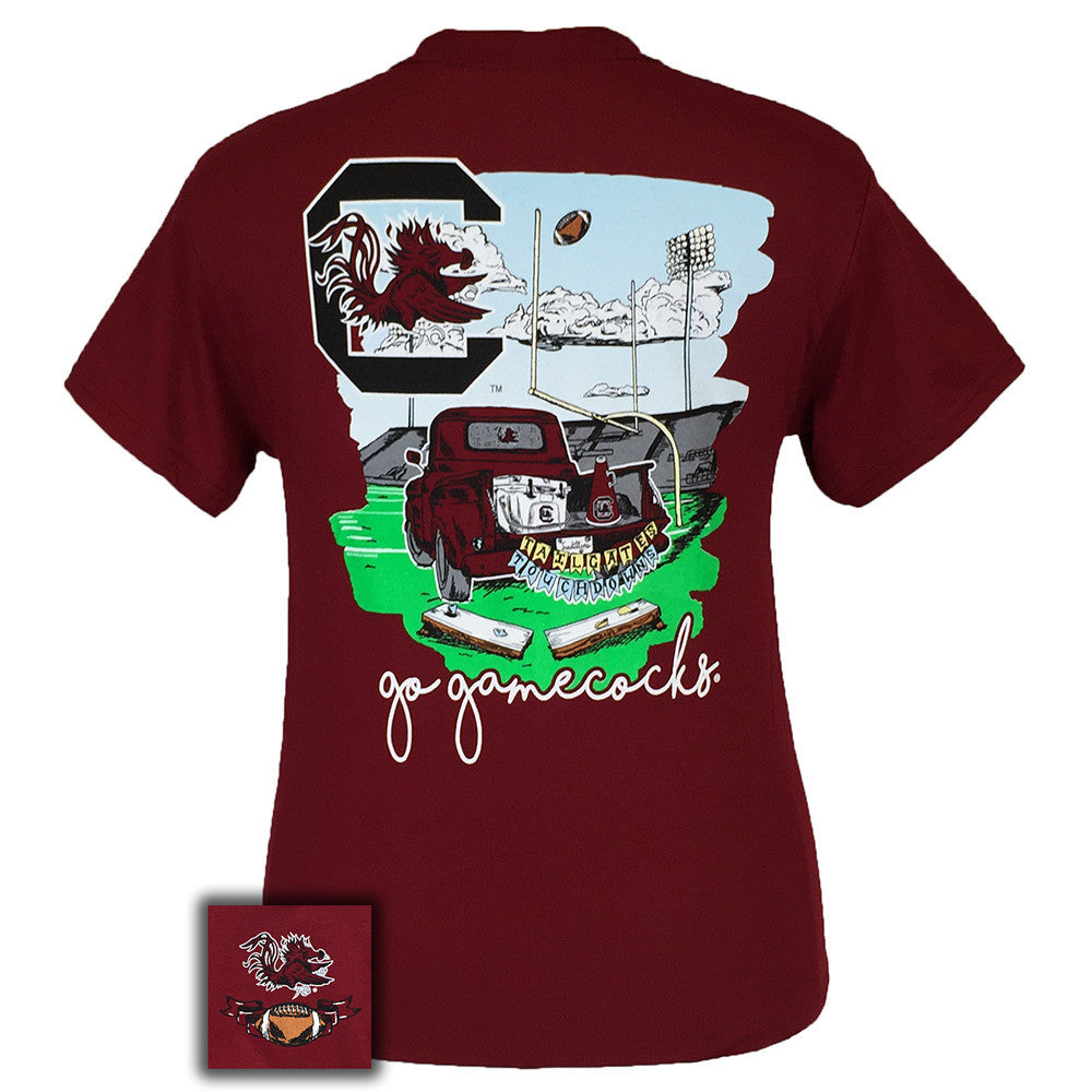 Tailgates and Touchdowns SC Garnet Short Sleeve