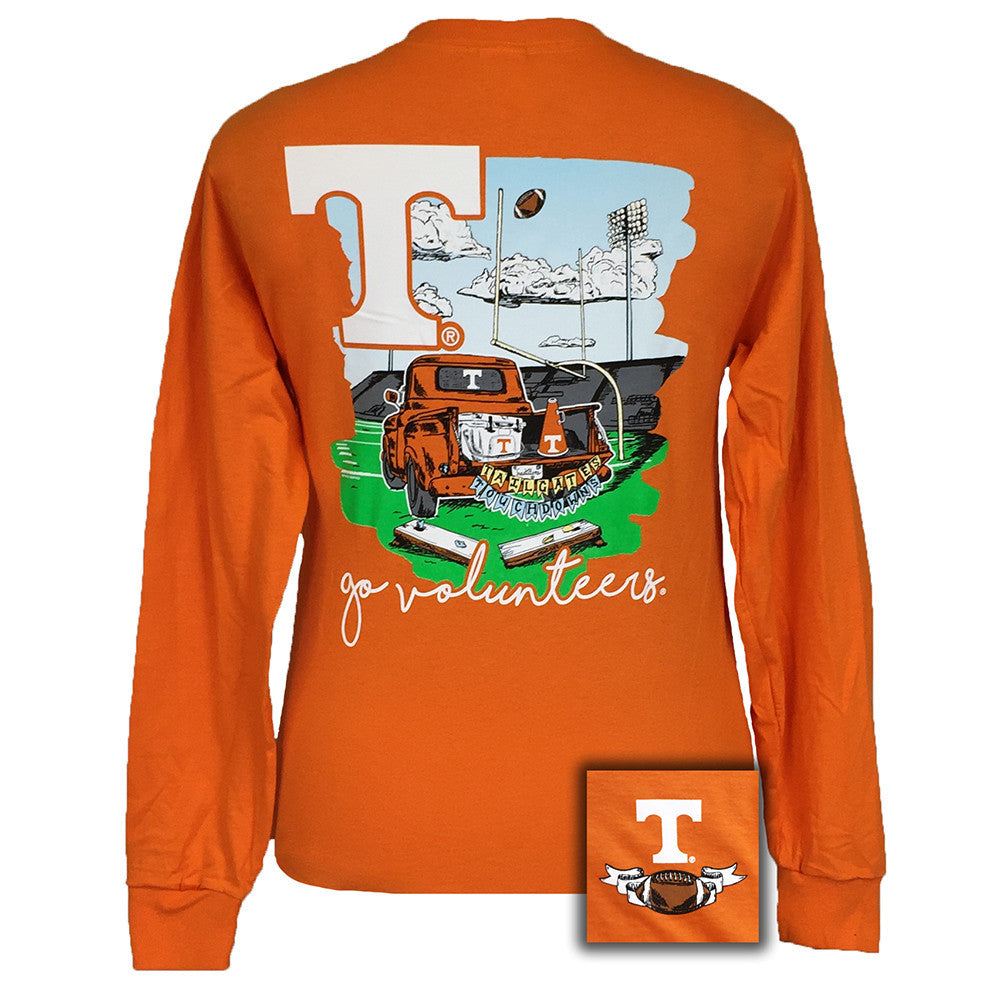 Tailgates and Touchdowns Tennessee Orange Long Sleeve