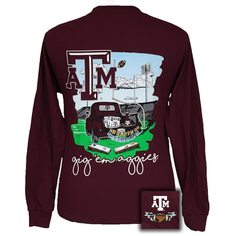 Tailgates and Touchdowns Texas A&M Maroon Long Sleeve