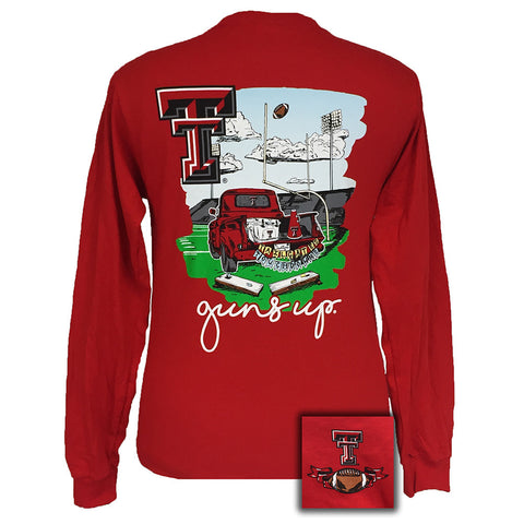 Tailgates and Touchdowns Texas Tech Red Long Sleeve