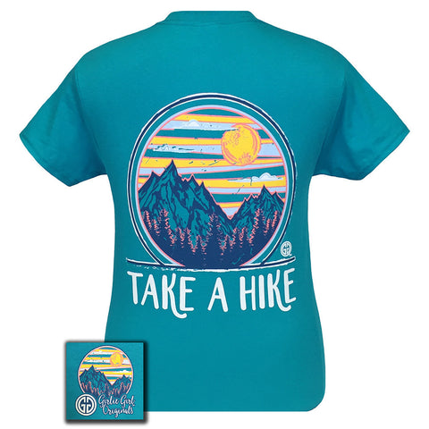 Take a Hike Tropical Blue Short Sleeve