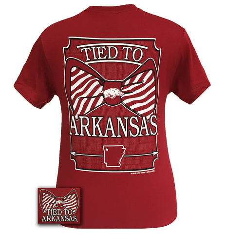 Tied to Arkansas Cardinal Red