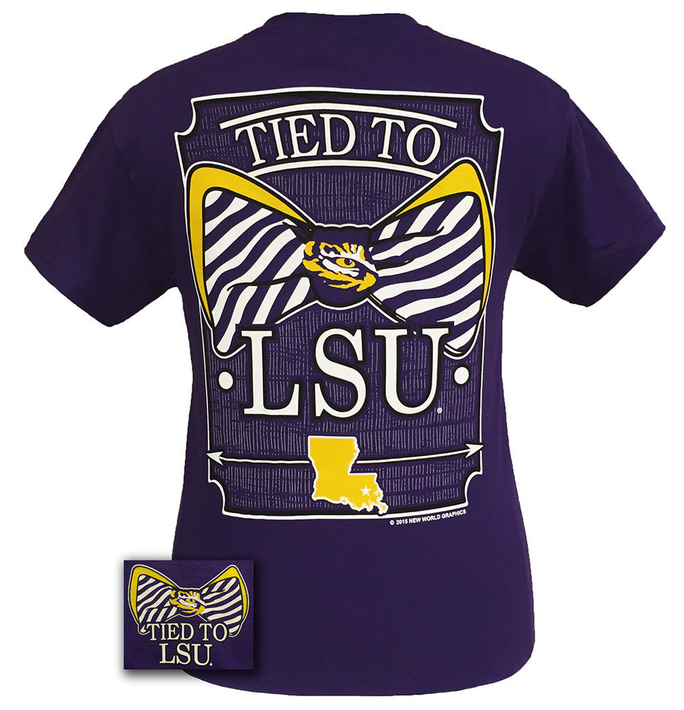 Tied to LSU Purple