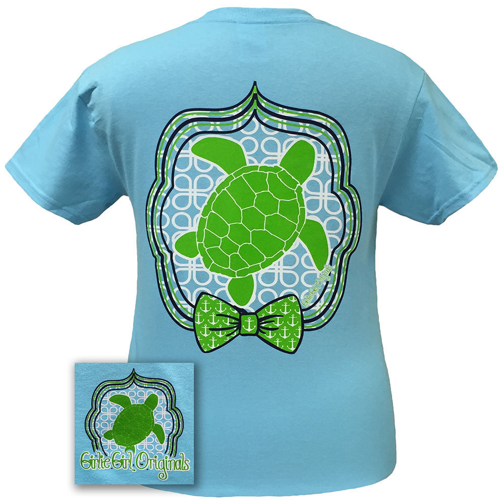 Preppy Turtle #2 Sky Blue