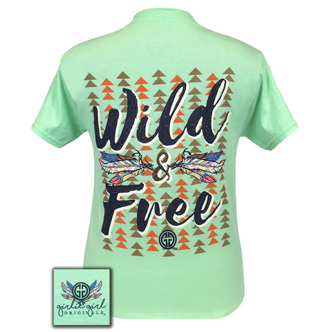 Wild and Free Mint Short Sleeve