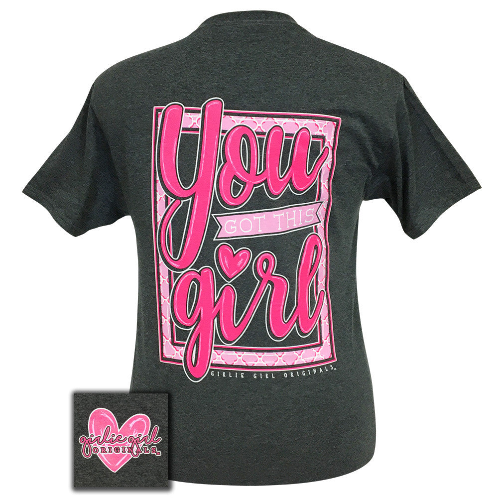 You Got This! Black Heather Short Sleeve