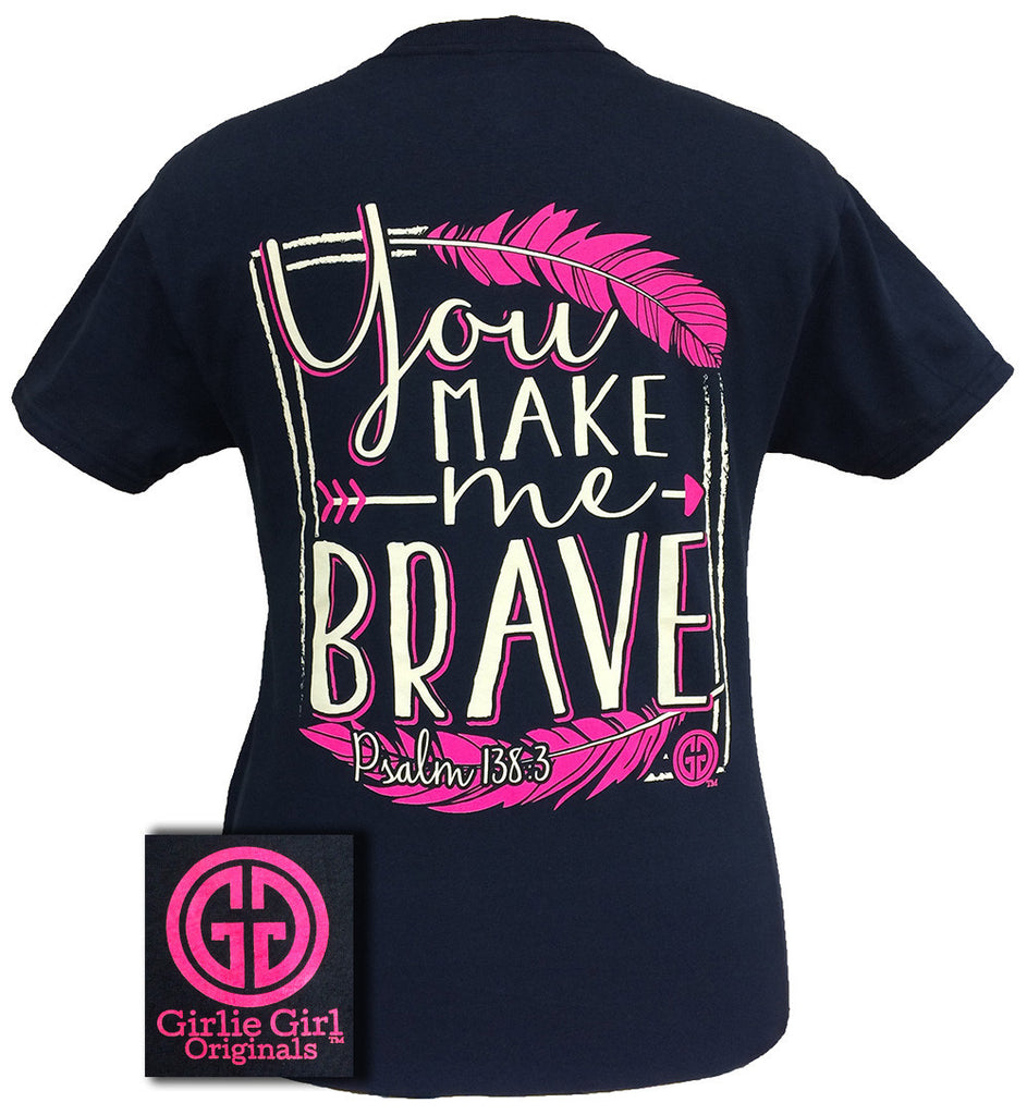 You Make me Brave Navy