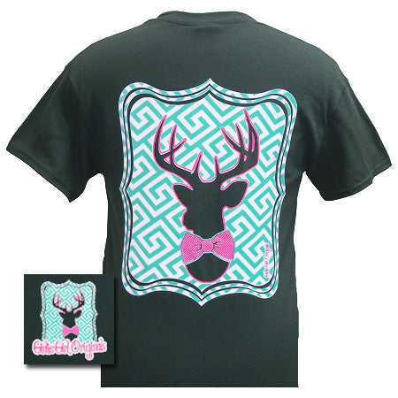 Preppy Deer Forest Green