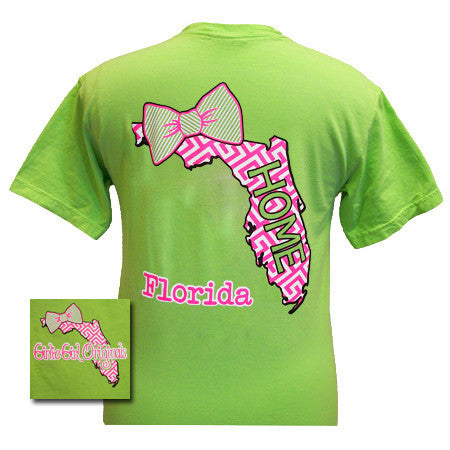 Preppy State Florida Lime Green Comfort Color