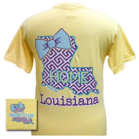 Preppy State Louisiana Comfort Color Butter