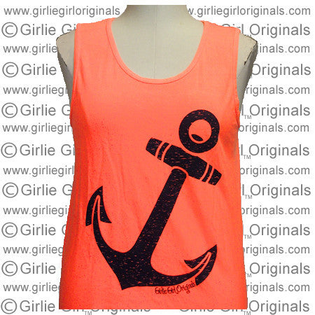GGO - Anchor Neon Red Orange (Comfort Color Tank)